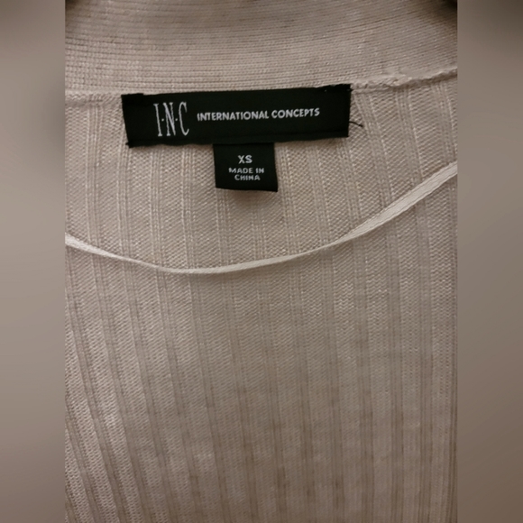 INC International Concepts Womens Ribbed Duster Cardigan Created for Macys - Picture 3 of 4